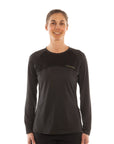 Model is 5' 9" wearing size Medium.