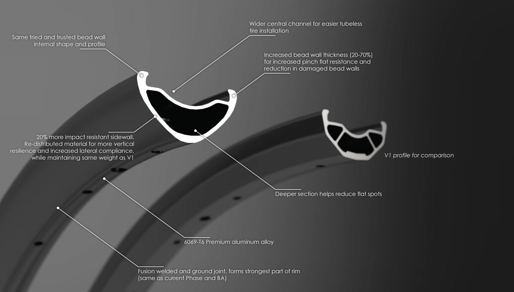 BA30V2 rim profile